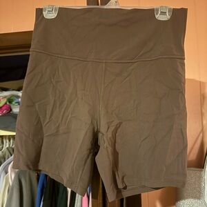 All in Motion Chocolate High-Waisted Shorts
